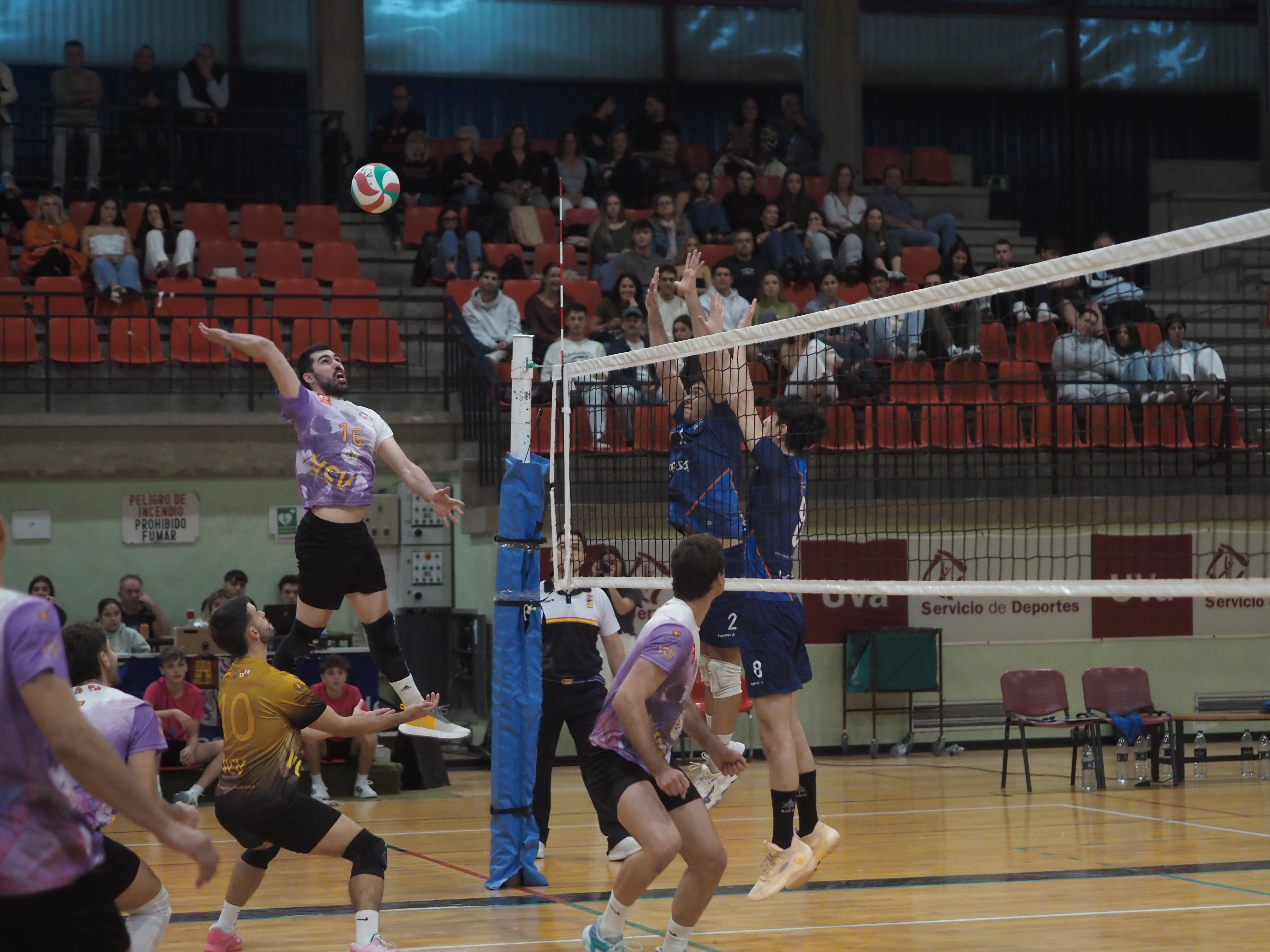 Imagen del partido de ida contra Galdácano FOTO: Valladoliddeporte